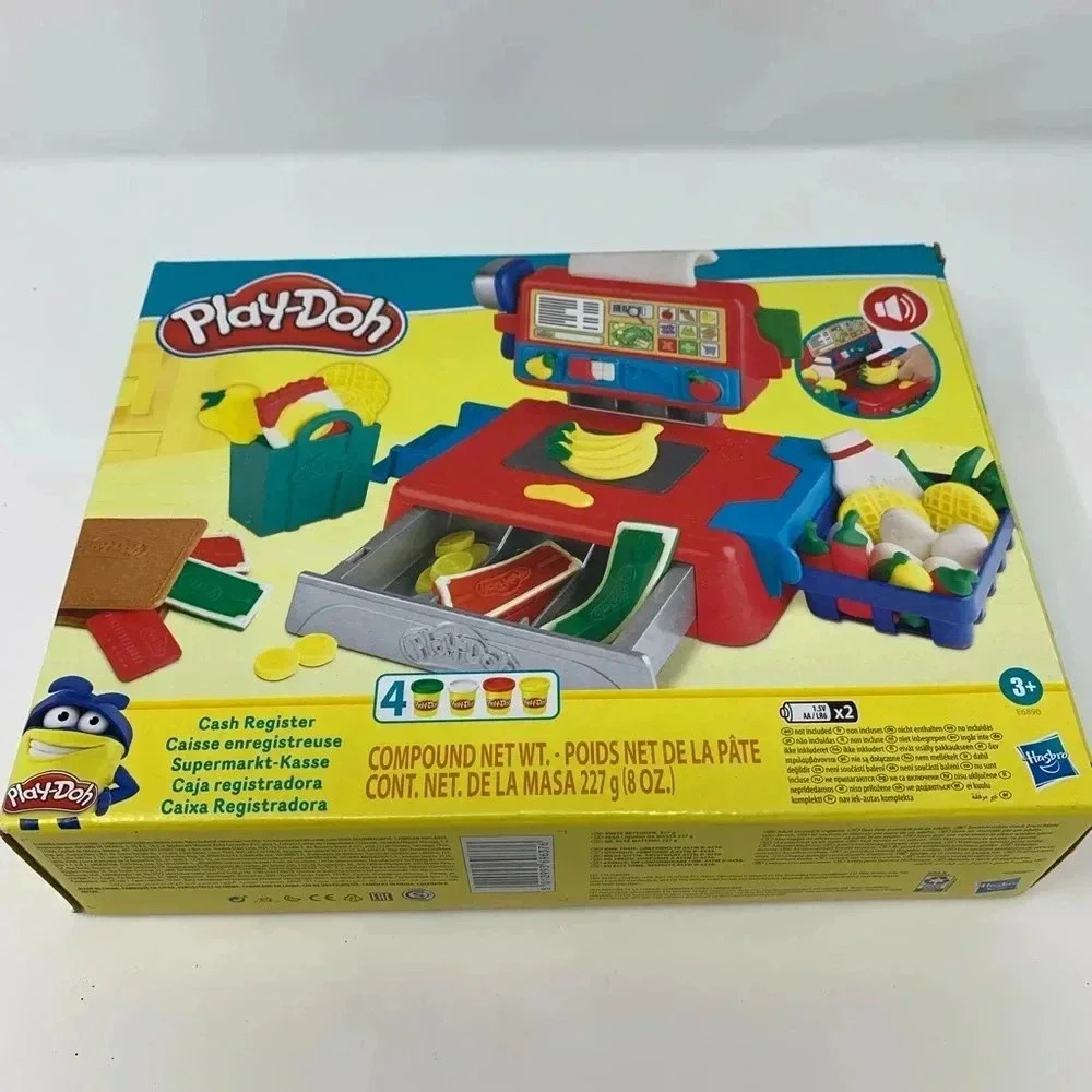 Play-Doh Cash Register Toy 4 Non-Toxic Play-Doh Colors New Sealed Box